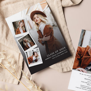 Graduation 2025 Multi Photo Grad Faire-part