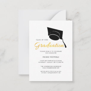 Graduation 2025 Party Grad Casquette Invitation