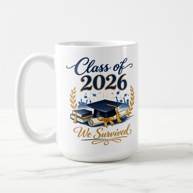 Graduation 2026 Mug Kaffeetasse (Links)