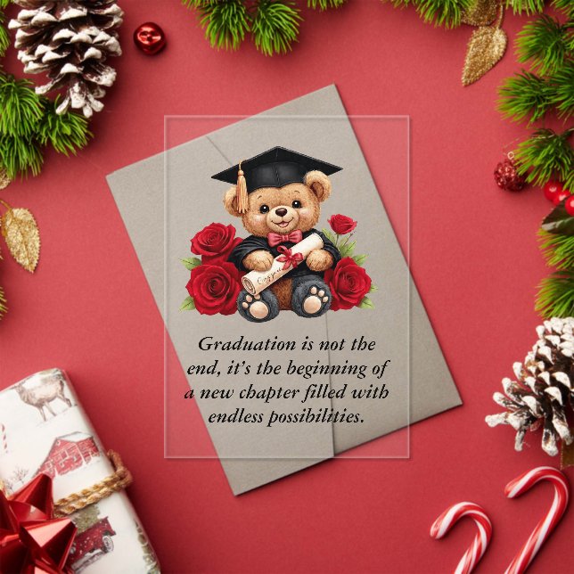 Graduation  acryleinladungen (Insitu (Feiertag))