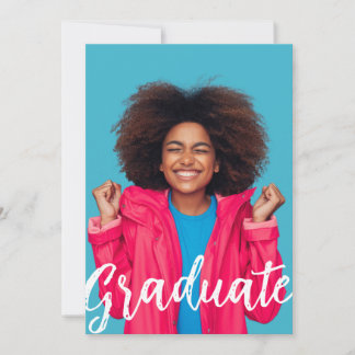 Graduation Annoucement Photo Flat Card
