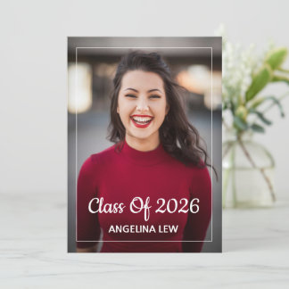 Graduation Announcement Card Template Ankündigung