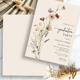 Graduation Boho Party Invitation