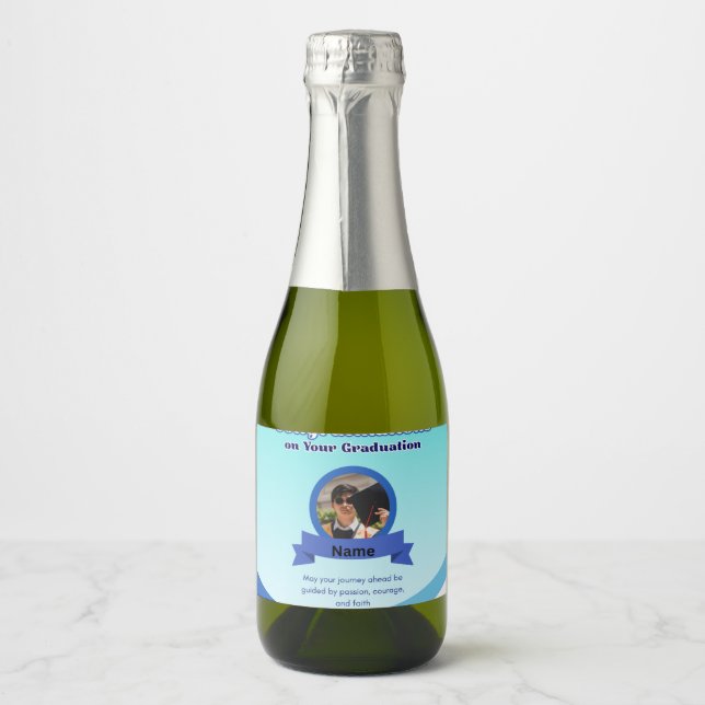 Graduation Bottle Labels | Class of 2026 (Vorderseite)