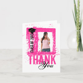 Graduation Carte de remerciements Ajouter Photo Ro