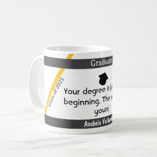 Graduation citation 6 tasse de café