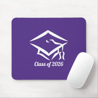 Graduation Class of 2025 PURWHT Customize Year Mousepad