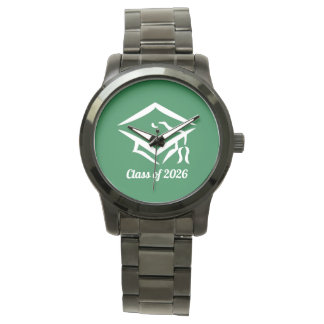 Graduation Class of 20?? KLGRNWHT Customize Year Armbanduhr