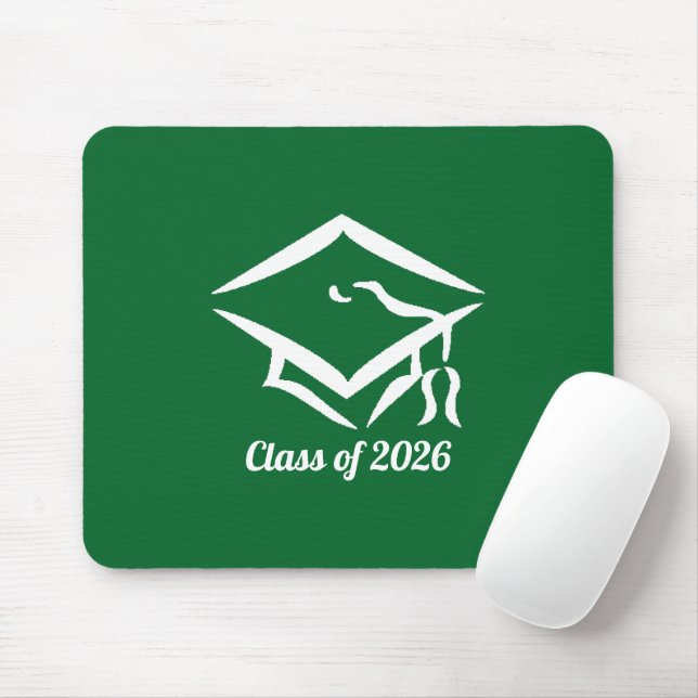 Graduation Class of 20?? KLYGRNWHT Customize Year Mousepad (Mit Mouse)