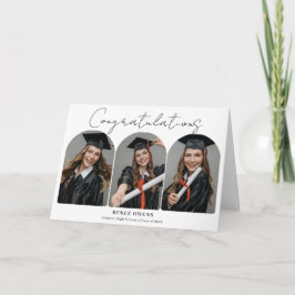 Graduation Congratulations Arch Photos Graduate Karte
