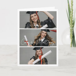 Graduation Congratulations Photo Collage Graduate Karte