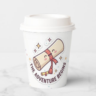 Graduation Design - "The Adventure Begins"  Pappbecher