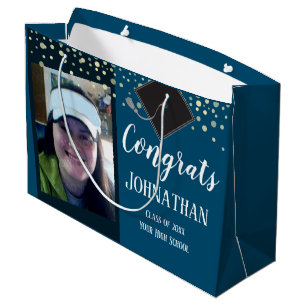 Graduation Félicitations Deux Photo Grand Sac Cad