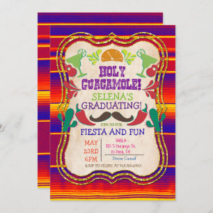 Graduation Fête Mexicaine Invitation