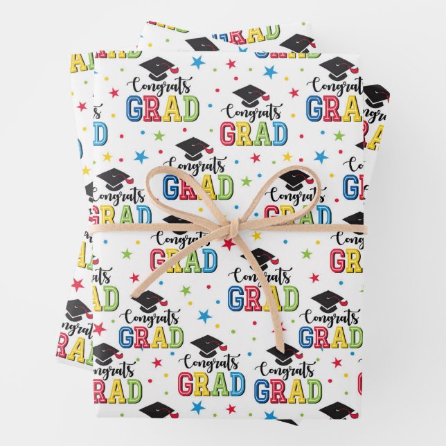 Graduation Geschenkpapier Set (Beispiel)