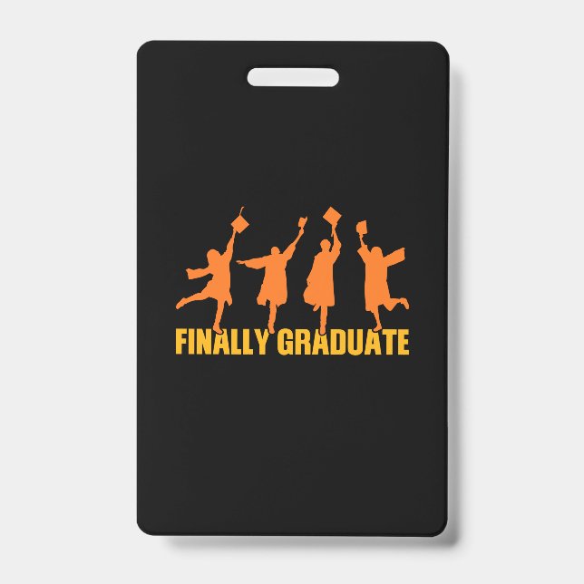 Graduation Gift | Finally Graduate Ausweis (Vorderseite)