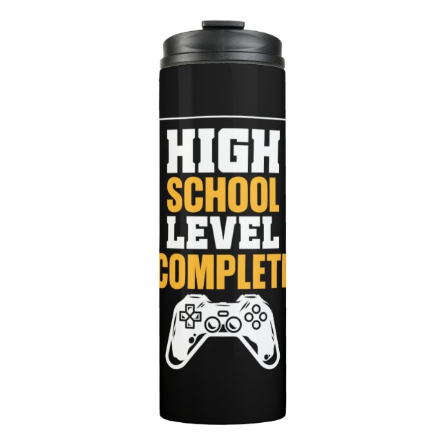 Graduation Gift | High School Level Complete Thermosbecher (Vorderseite)