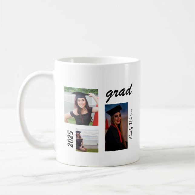 Graduation Grad 2025 personalized  Kaffeetasse (Links)