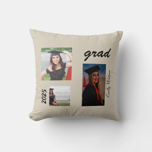 Graduation Grad 2025 personalized  Kissen (Vorderseite)