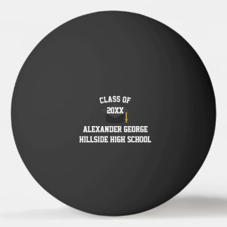 Graduation Graduate Grad Senior Night Class Of Tischtennisball