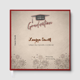 Graduation Guest Book Modern Keepsake Gästebuch
