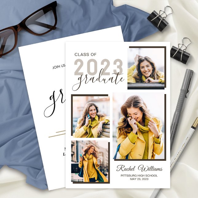 Graduation High School 2023 Photo Party Invitation (Créateur téléchargé)