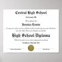 Graduation High School Graduate Diploma