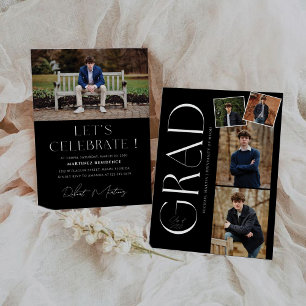 Graduation minimale avec invitation photo