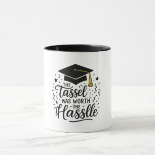"Graduation Mug - Illustration du Casquette d'admi