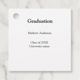 Graduation name class of 20XX university name simp Geschenkanhänger