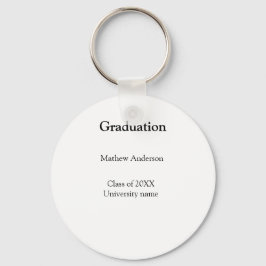 Graduation name class of 20XX university name simp Schlüsselanhänger