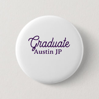 Graduation name purple simple minimal stylish call button