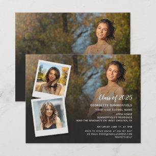 Graduation Party 2025 Photo Collage Invitation