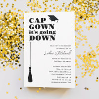 Graduation Party Cap Gown es geht nach unten