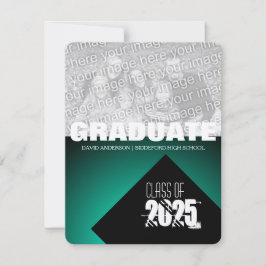 Graduation Party Class of 2018 Custom Invitation 2 Einladung
