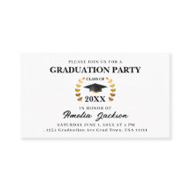 Graduation Party Class of 2023 Insert Card