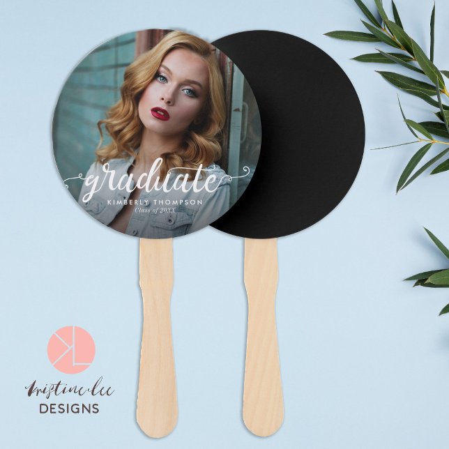 Graduation Party Foto Script Celebration Moderne Fächer (Von Creator hochgeladen)