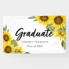 Graduation Party Script Celebration Sonnenblume Banner