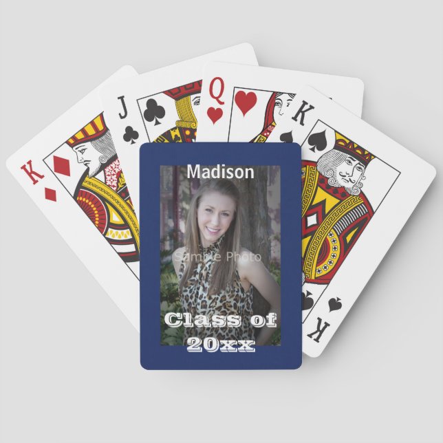 Graduation Photo Cartes de Jeu (dos)
