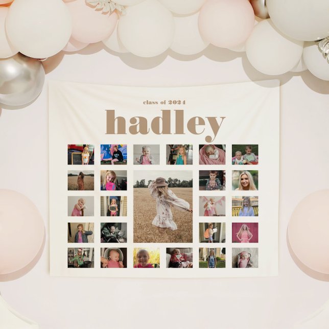 Graduation Photo Collage Tapisserie (Créateur téléchargé)