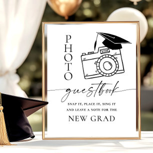 Graduation Photo Livre d'or Elégant minimaliste