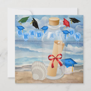 Graduation - "Plage Invitation in a Bottle" - SRF