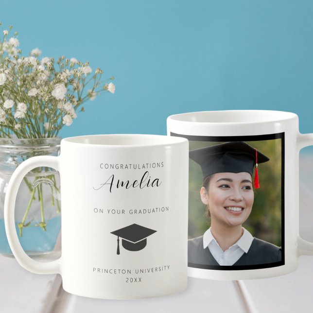 Graduation Present Congratulations Photo  Kaffeetasse (Von Creator hochgeladen)