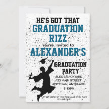 Graduation Rizz Invitation