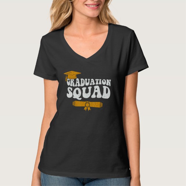 Graduation Squad Team Graduate Family Matching Gra T-Shirt (Vorderseite)