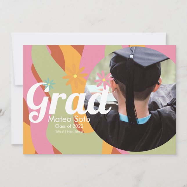 Graduation super Photo Invitation audacieuse (Devant)