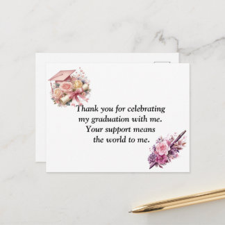 Graduation- Universal Design for all ages Postkarte