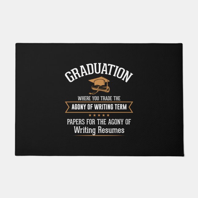 Graduation Where You Trade Fußmatte (Vorderseite)