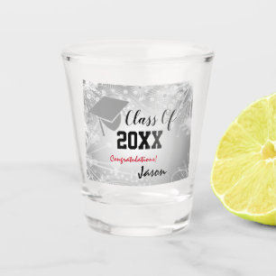 Graduationskap, Class Year 20XX Party Silver Schnapsglas