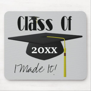 Graduationskappe und Tassel I machte es Niedlich Mousepad